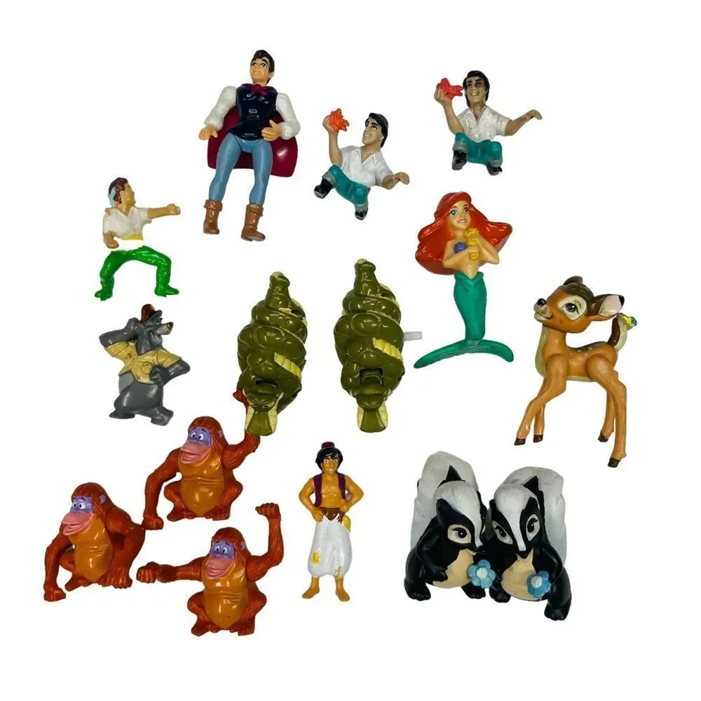 Set of 15 Vintage Disney Action Figures